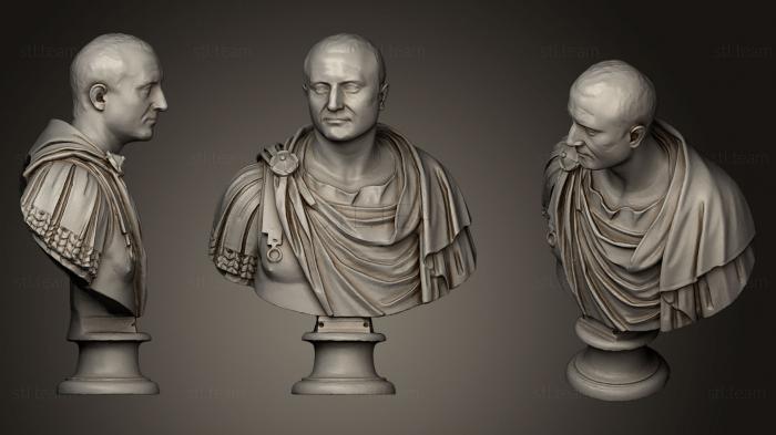 Бюсты и головы античные и исторические Римский сенатор